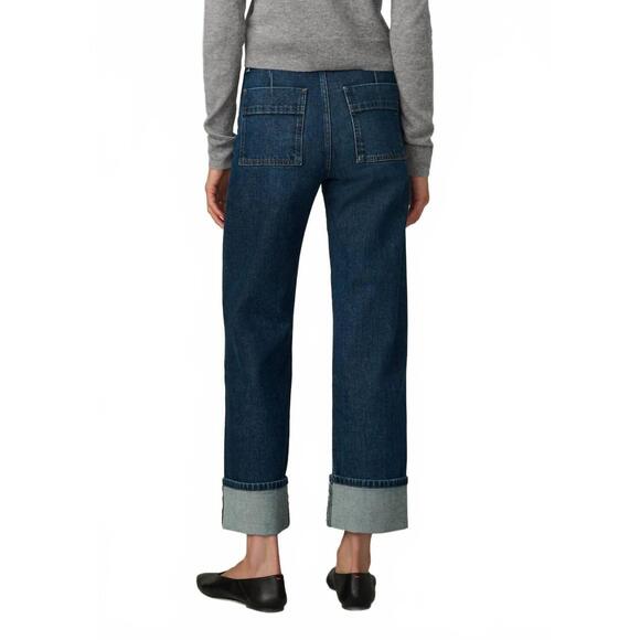 NEW JOE'S JEANS margot high rise straight leg jeans in blue